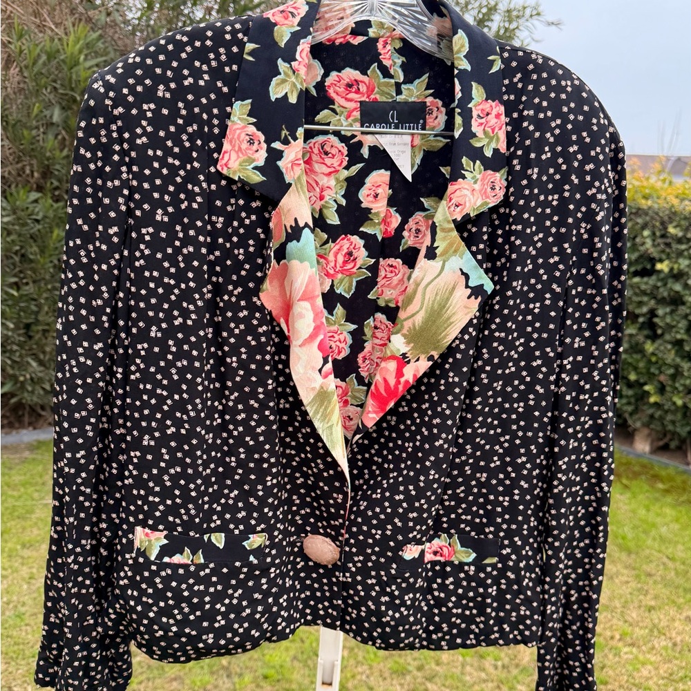 Carole Little Vintage Jacket Blazer